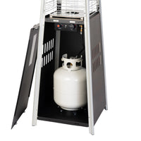 40000 -BTU Brushed Bronze Steel Floorstanding Liquid Propane Patio Heater